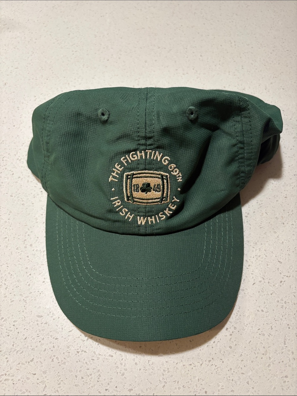 Green Embroidered Cap